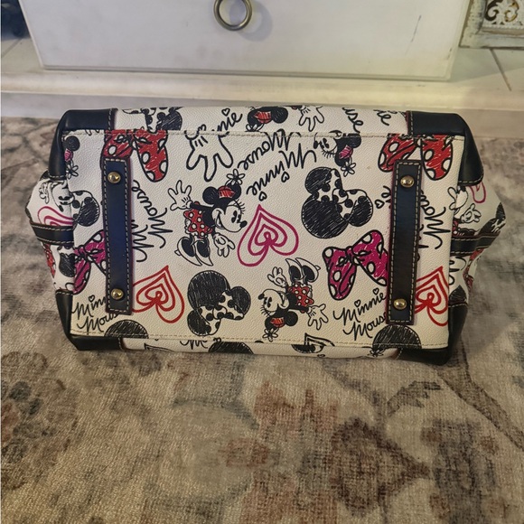 Dooney & Bourke Minnie Mouse Satchel - Black and Red lightly used - Picture 3 of 4